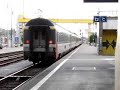 EC 197 départ de Zurich à 18.16 le 7.09.07 pour Munich/EC 197 bei seiner Abfahrt um 18.16 am 7.09.07 nach München Hbf/EC 197 in partenza alle ore 18.16 il 7.09.07 per Monaco di Bavaria.Ce train dessert les gares de/Dieser Zug hält in/Questo treno si ferma a: Zurich Flughafen (uniquement l'embarquement/nur einstieg), Winterthur(uniquement l'embarquement/Nur einstieg), St. Gallen (uniquement l'embarquement/nur einstieg), St. Margerethen, Bregenz, Lindau, Memmingen, Buchloe Composition/komposition:Bpm 61 85Bpm 61 85Bpm 61 85WRm 50 85Apm 61 85Am 61 85Storia: Prima questo treno si ciamava 