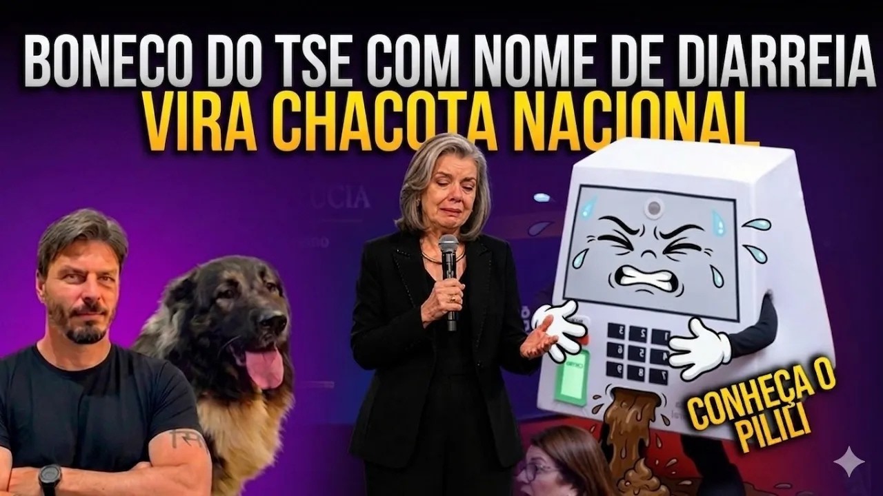 CÁRMEN LÚCIA APRESENTA BONECO COM NOME DE DIARREIA E VIRA CHACOTA NACIONAL!