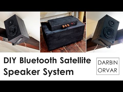 DIY Bluetooth Satellite Speaker System with Subwoofer by Darbin Orvar