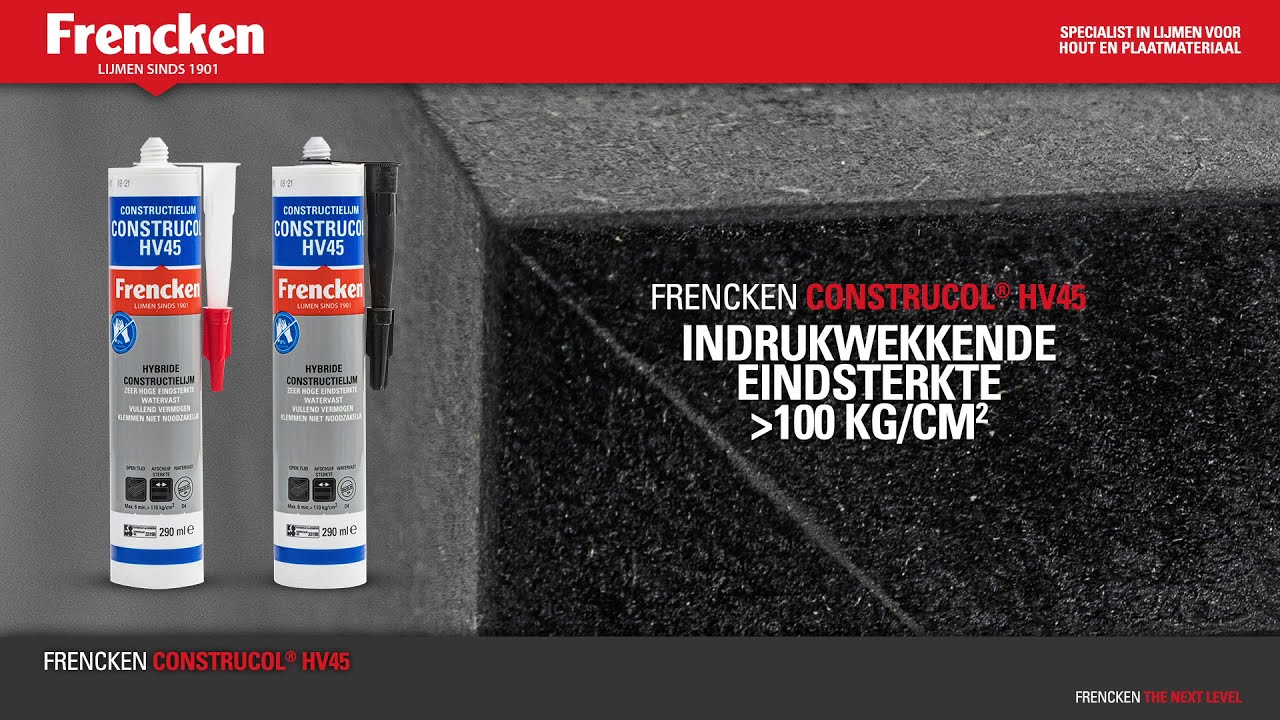 productvideo Frencken ConstruCol HV45 290ml