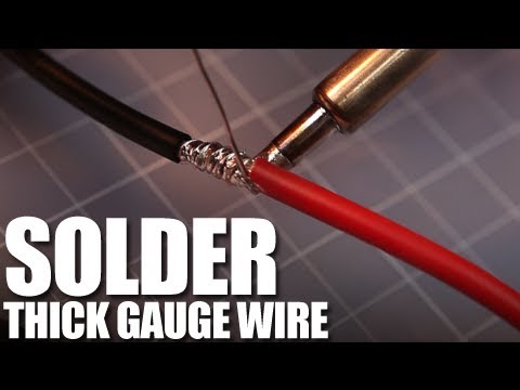 how to properly solder wires
