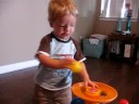 having fun playing with prestons toys