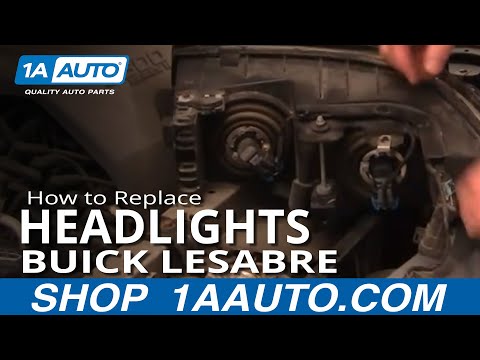 How To Install Repair Replace Headlight and Bulb Buick Lesabre 00-05 1AAuto.com