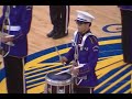 Archbishop Riordan High School Band performs at Golden State Warriors v Thunder Feb 7 2012 .MP4
