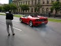 Ferrari 360 Modena wedding burnout