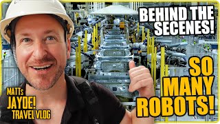 A robot staffed Geely car factory - tour