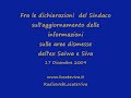 Il lavoro,il lavoro,il lavoro, le promesse del sindaco del 17 dicembre 2009
