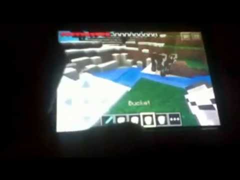 how to milk a cow in minecraft p.e