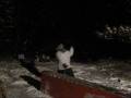videos de First backyard snowboarding sesh of 08 on homemade rail/box