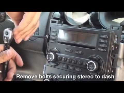 how to remove factory stereo Pontiac G6 2005-2007