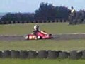 jed hicks cadet kart practice with the locals at priory park tamworth