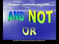 boolean operators