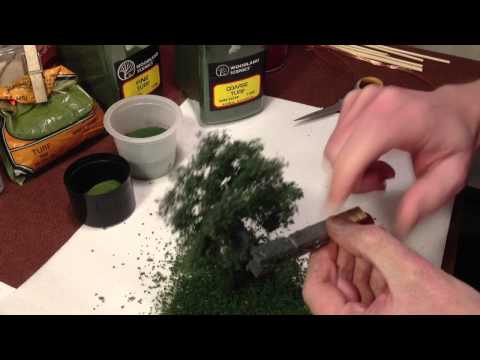 how to make n gauge trees