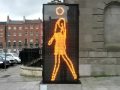 2009-12-06 | Suzanne (by Julian Opie) ~> The walking woman installation by Julian Opie outside the Hugh Lane Gallery, Parnell Square, Dublin 1.  (<span>0:)