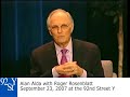 Alan Alda and Roger Rosenblatt at the 92nd Street Y Alan Alda and Roger Rosenblatt at the 92nd Street Y