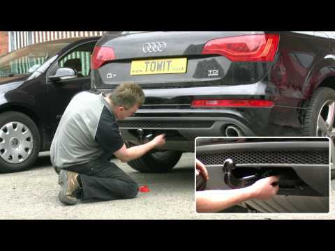 how to install hitch on audi q7