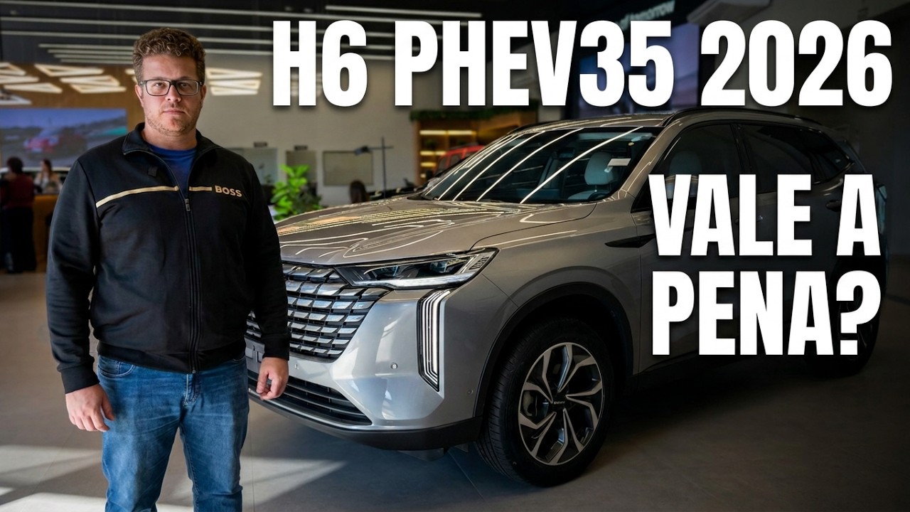 NOVO GWM HAVAL H6 PHEV35 2026! ENTREGA MUITO PELO QUE CUSTA?