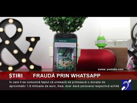 Fraudă prin WhatsApp