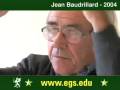 Jean Baudrillard -European Graduate School- 2004 classroom 1