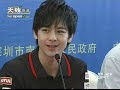 translated by ladycoco


jimmy lin has officially joined the china tian rong f1 motorboat racing zhao shang bank team. the announcement was made on oct 22, 2008 at the shenchen zhao shang bank headquarter press room. upper management of the shenchen tian rong investment company, team captain of the china tian rong f1 motorboat racing team, representatives from zhao shang bank, 2008 f1 motorboat racing association were present at the news conference. 

as a singer, actor, car racer, and businessman, it is the ultimate challenge for jimmy to join the china f1 motorboat racing team. this is due to his love of speed. as we all know, he is an outstanding car racer who has been racing since 1997 and has won 17 1st place winners cups. 

f1 motorboat racing is a premium international racing event. its the highest level of the motorboat sports. there are only 42 people in the world who have super f1 motorboat operators license. china tian rong f1 motorboat racing team was formed on 5/22/2006 with permissions from the national sports commission, international motorboat association, and shenzhen tian rong investment company. the historic event broke the record of no international f1 china team in history. in 2007, the french racer ???????? and his mechanics joined the china tian rong f1 motorboat racing team as a racer and coach. in the same year, zhao shang bank also put its name on the team. 

as the only china f1 racing team in the world, the china tian rong motorboat racing team has performed well and attracted international media attention. zhao shang bank also got favorable ratings from the wto. the china tian rong f1 team got 5th place in the 2008 season. with jimmy lin joining the team the china f1 team will have its chinese racer and also a super star racer. it will have more confidence, technology and skills to participate in the world championship. 

since his debut on 2/28/1992 jimmy lin has conquered its fans with his youthful singing and dancing and a brilliant smile. he became famous throughout the chinese speaking world and conquered asia as the asian little whirlwind. he held his 1st world tour after 1 yr. it was a miracle in showbiz and he still holds the record as the youngest artist to perform in hong kong hunghum coliseum. 

by joining the china f1 motorboat racing team will jimmy lin extend the whirlwind in showbiz and the race car speedway to f1 motorboat racing fans and win a 1st place winners cup for the china team? this will be on the mind of all water sports lovers. 

the signing ceremony will be held on 10/26/2007 after the race in shenzhen. in 2009, jimmy as the backup racer will compete in all f1 international races. we believe that his joining the china tian rong f1 motorboat racing zhao shang bank team will make it more exciting and spectacular.