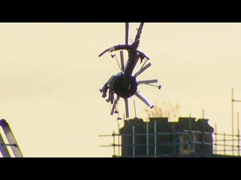 Glasgow - Subscribe to ITN News: http://bit.ly/itnytsub The operation to remove the helicopter from a crash site in Glasgow and recover any people alive or dead has be...