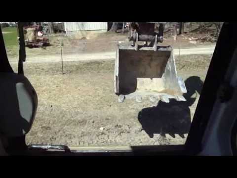how to drive a excavator