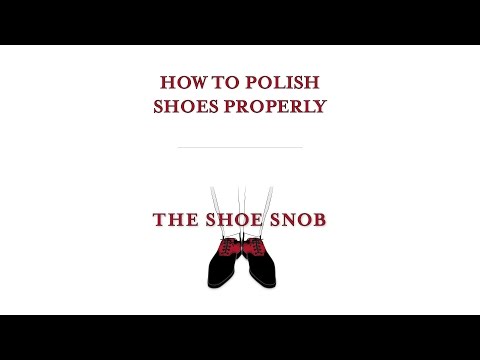 how to properly polish shoes