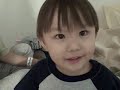 Cute faces at the hotel room in Cancun. Alec is 2 1/2 years old here.
