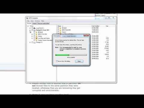 how to recover ntfs