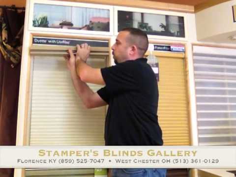 how to remove hunter douglas shades