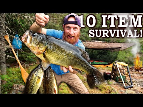 3-Days, 10-Item Survival Challenge – Eating Only What We Catch for 72 Hours!