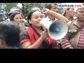 Rastriya Jan Morcha party protests against federalism
