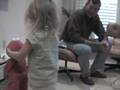 Skylar plays with Elmo TMX