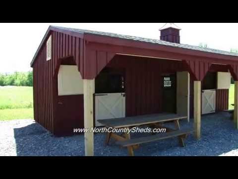 Shed Row Horse Barn Plans