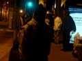 Tha drunken bastard gets his ass kick'd by a lady @ tha bus stop on tha 200 blk of w. fayette street (downtown). Thats sum funny shit