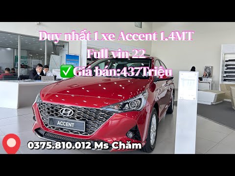 Xả kho accent số sàn full 2022 chỉ với 437Triệu nhận xe #accent #accent2022 #hyundaiaccent #hyundai