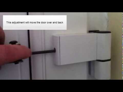 how to adjust front door