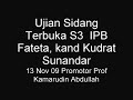 Sidang terbuka IPB 20091115