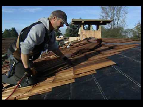 how to fasten cedar shingles