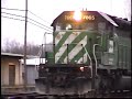 BN SD40-2 In 1998 With Strobe Ditchlights