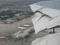 Iran Air Boeing 747SP take-off from Beijing - window view