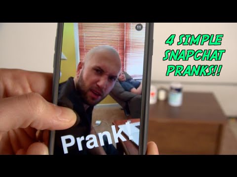 4 SIMPLE SNAPCHAT PRANKS - HOW TO PRANK