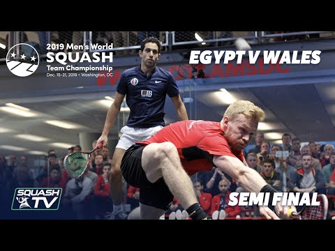 Squash: Egypt v Wales - WSF Men's World Team Champs 2019 - SF Highlights