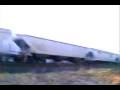 A UP grain train with 2 CP AC4400's and a Mixed freight with a BC rail C40-8W