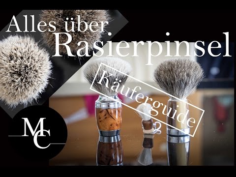 Bester Rasierpinsel - Käuferguide (Haarqualität, Ringmaß, Dichte, Griff)