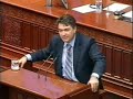 Izlaganje vo Parlament Zoran Vitanov Izlaganje vo Parlament Zoran Vitanov