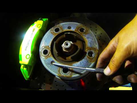 PORSCHE CAYMAN BRAKE INSTALL