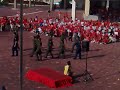 The introduction of participating uniformed groups, prior to the arrival of the MP.