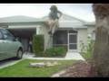 Kid tries trick on pogo stick.