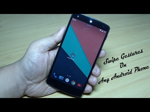 how to set gestures on android
